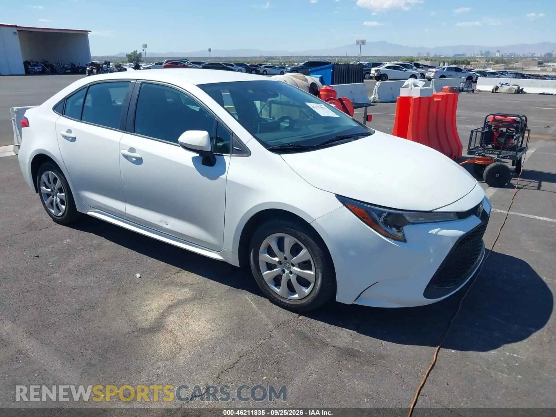 1 Photograph of a damaged car 5YFEPMAE7MP227720 TOYOTA COROLLA 2021