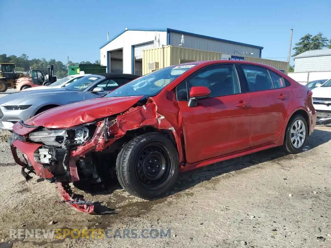 1 Photograph of a damaged car 5YFEPMAE7MP230925 TOYOTA COROLLA 2021