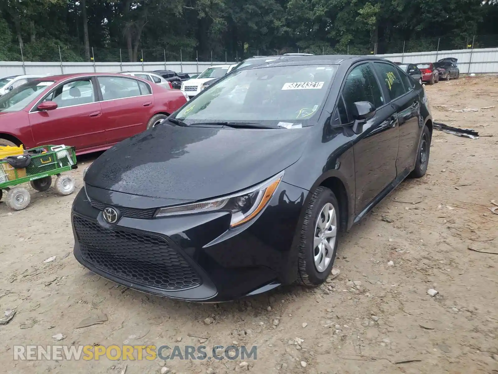 2 Photograph of a damaged car 5YFEPMAE7MP231377 TOYOTA COROLLA 2021