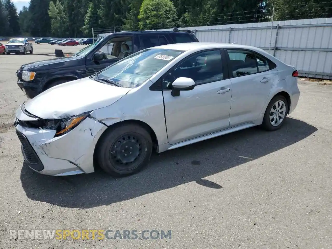 1 Photograph of a damaged car 5YFEPMAE7MP233582 TOYOTA COROLLA 2021