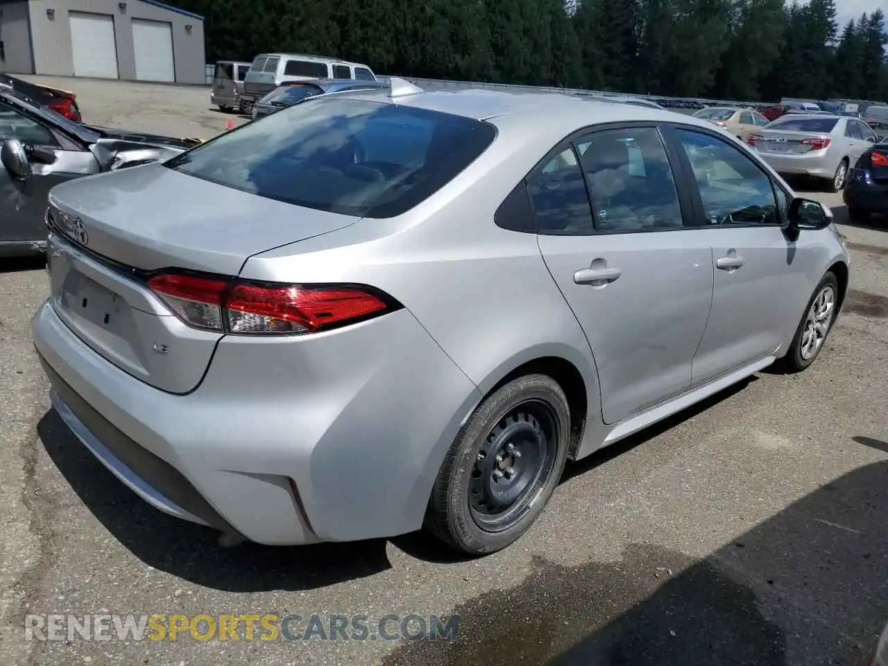 3 Photograph of a damaged car 5YFEPMAE7MP233582 TOYOTA COROLLA 2021
