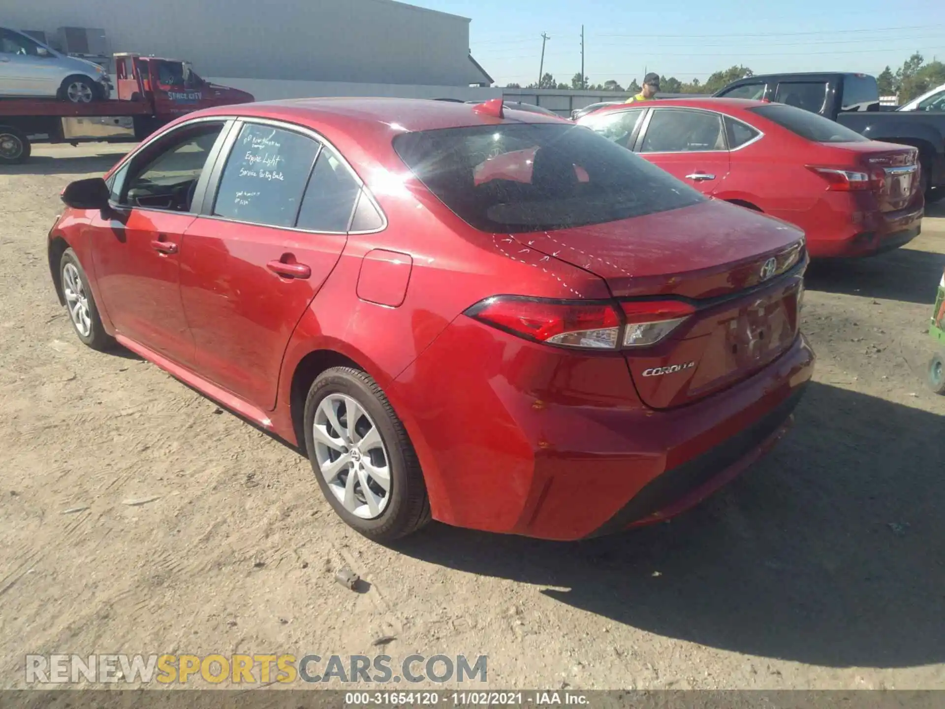 3 Photograph of a damaged car 5YFEPMAE7MP238040 TOYOTA COROLLA 2021