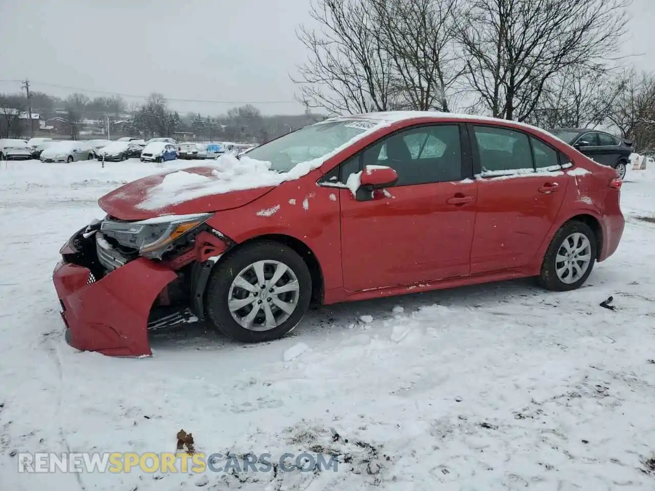 1 Photograph of a damaged car 5YFEPMAE7MP238667 TOYOTA COROLLA 2021