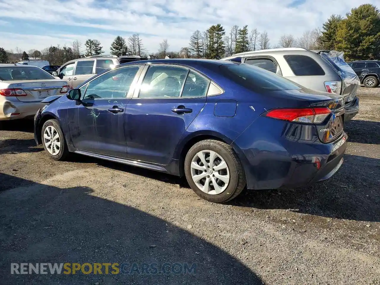 2 Photograph of a damaged car 5YFEPMAE7MP239091 TOYOTA COROLLA 2021