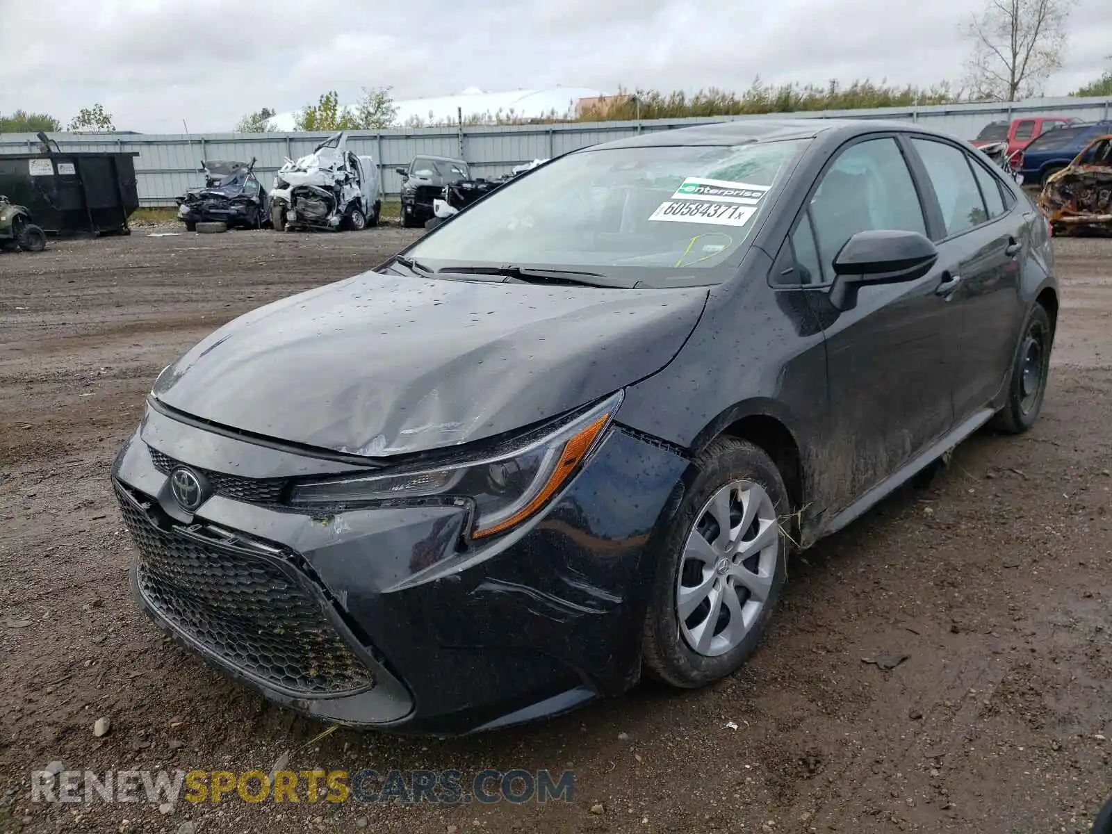 2 Photograph of a damaged car 5YFEPMAE7MP241116 TOYOTA COROLLA 2021