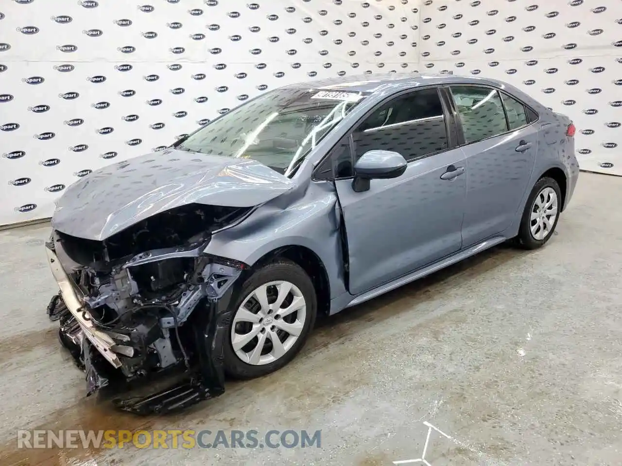 1 Photograph of a damaged car 5YFEPMAE7MP242282 TOYOTA COROLLA 2021