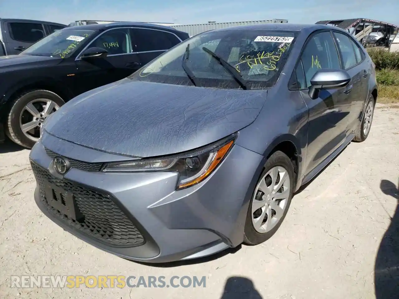 1 Photograph of a damaged car 5YFEPMAE7MP242914 TOYOTA COROLLA 2021