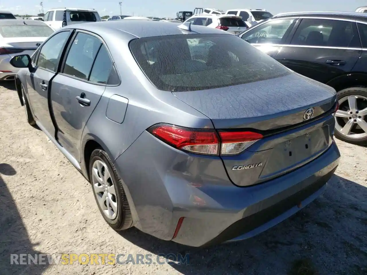 2 Photograph of a damaged car 5YFEPMAE7MP242914 TOYOTA COROLLA 2021