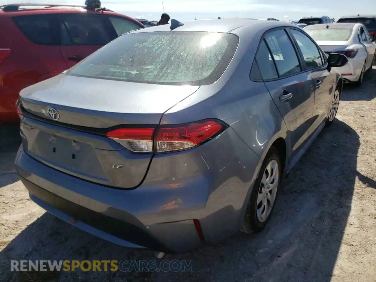 3 Photograph of a damaged car 5YFEPMAE7MP242914 TOYOTA COROLLA 2021