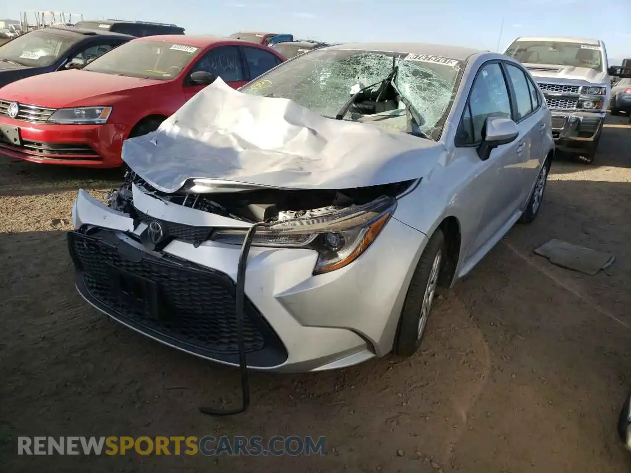 2 Фотография поврежденного автомобиля 5YFEPMAE7MP243769 TOYOTA COROLLA 2021