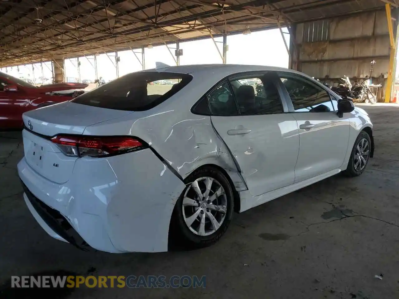 3 Photograph of a damaged car 5YFEPMAE7MP245232 TOYOTA COROLLA 2021