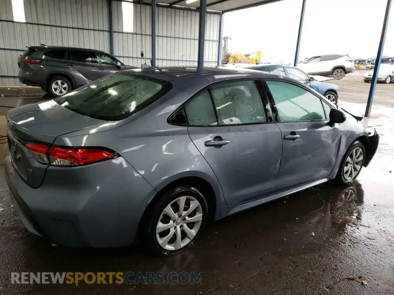3 Photograph of a damaged car 5YFEPMAE7MP245537 TOYOTA COROLLA 2021