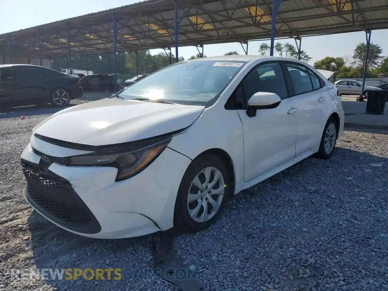 1 fotografías del automóvil dañado 5YFEPMAE7MP247806 TOYOTA COROLLA 2021