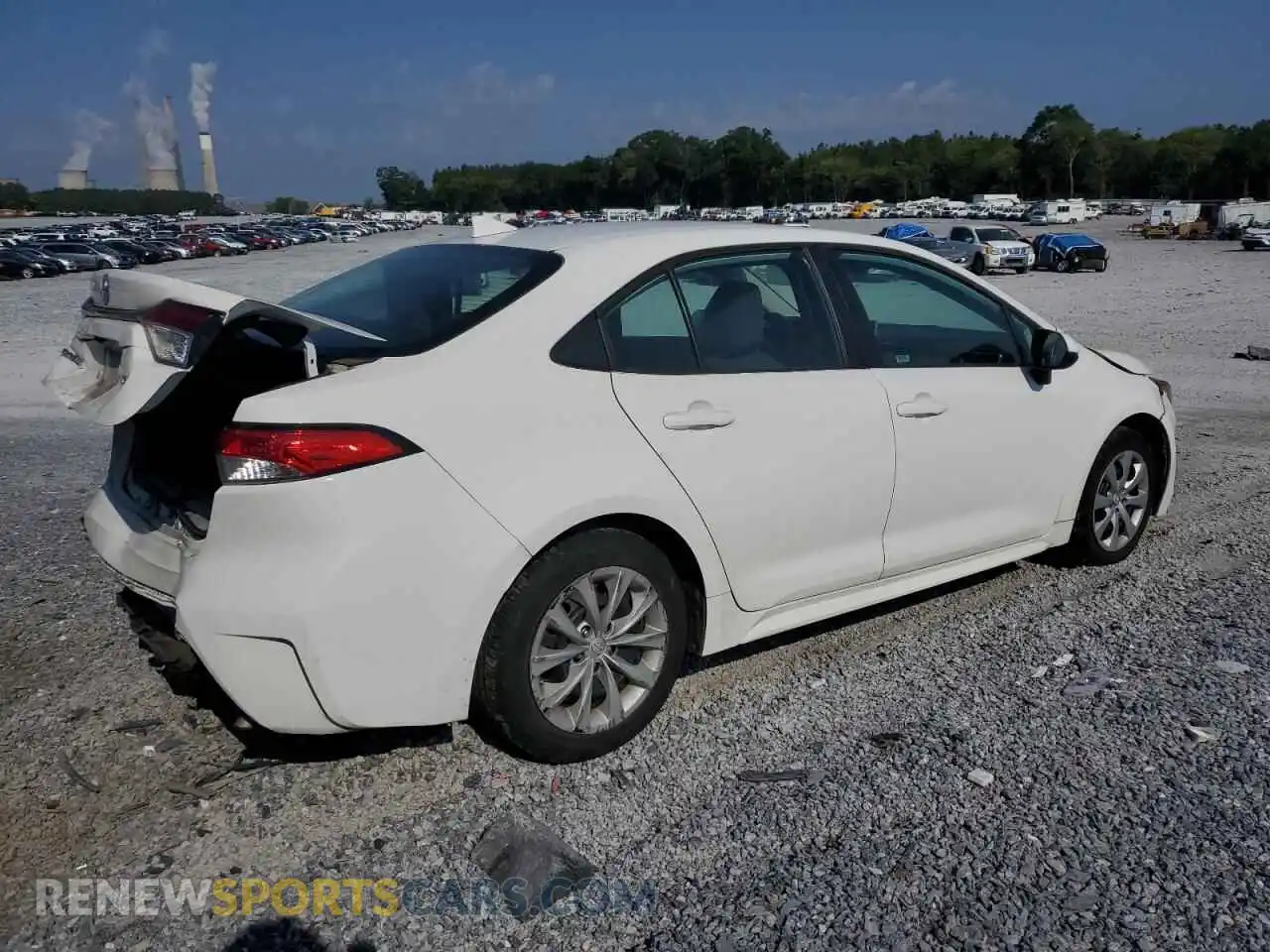 3 fotografías del automóvil dañado 5YFEPMAE7MP247806 TOYOTA COROLLA 2021
