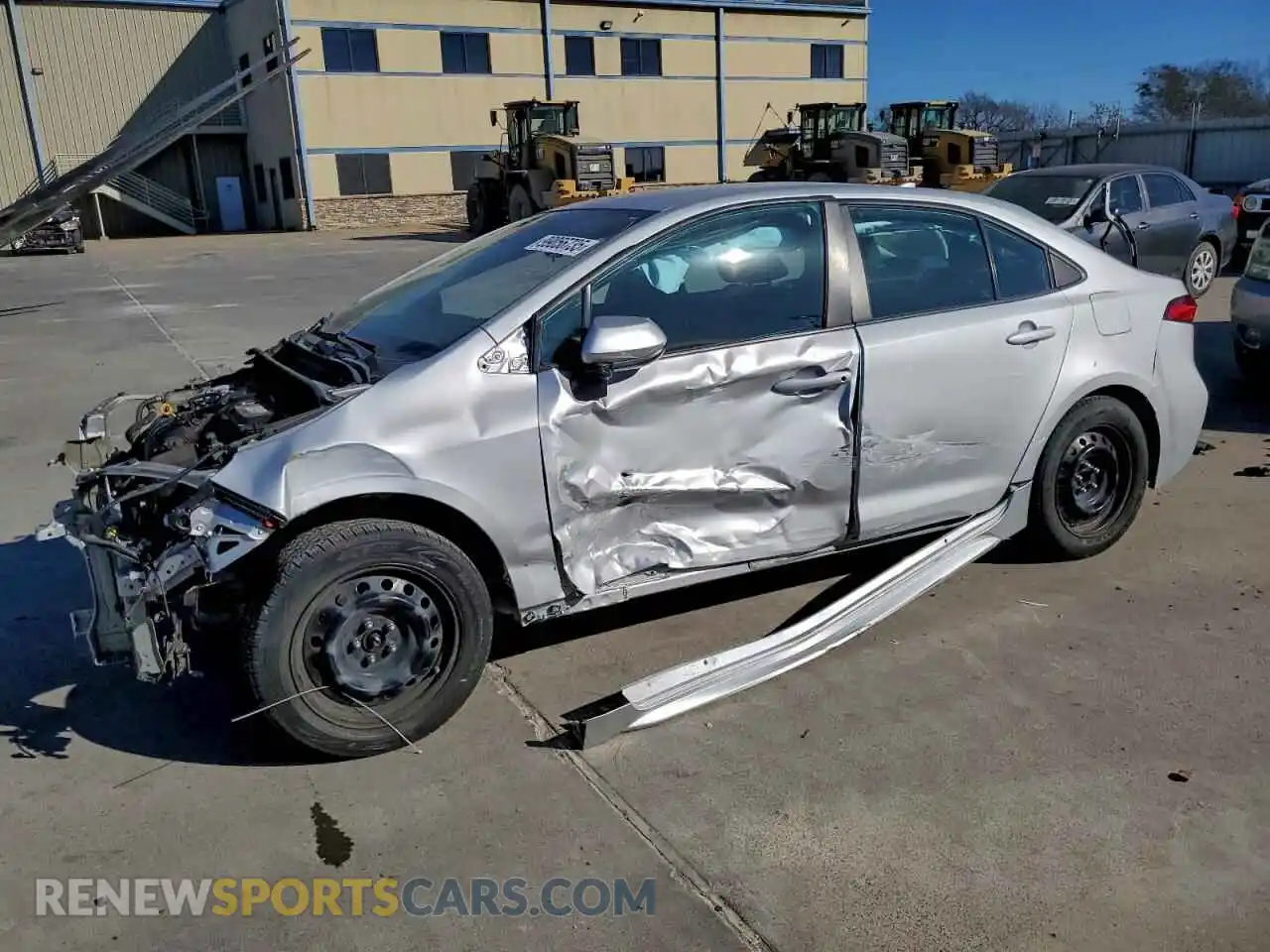 1 Photograph of a damaged car 5YFEPMAE7MP247885 TOYOTA COROLLA 2021