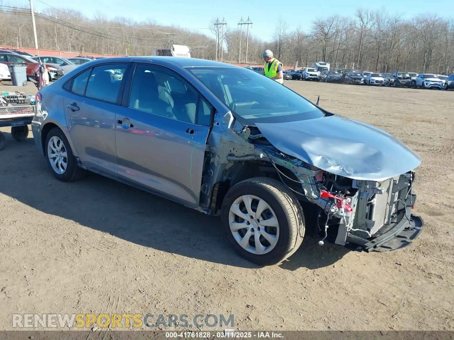 1 Photograph of a damaged car 5YFEPMAE7MP249586 TOYOTA COROLLA 2021