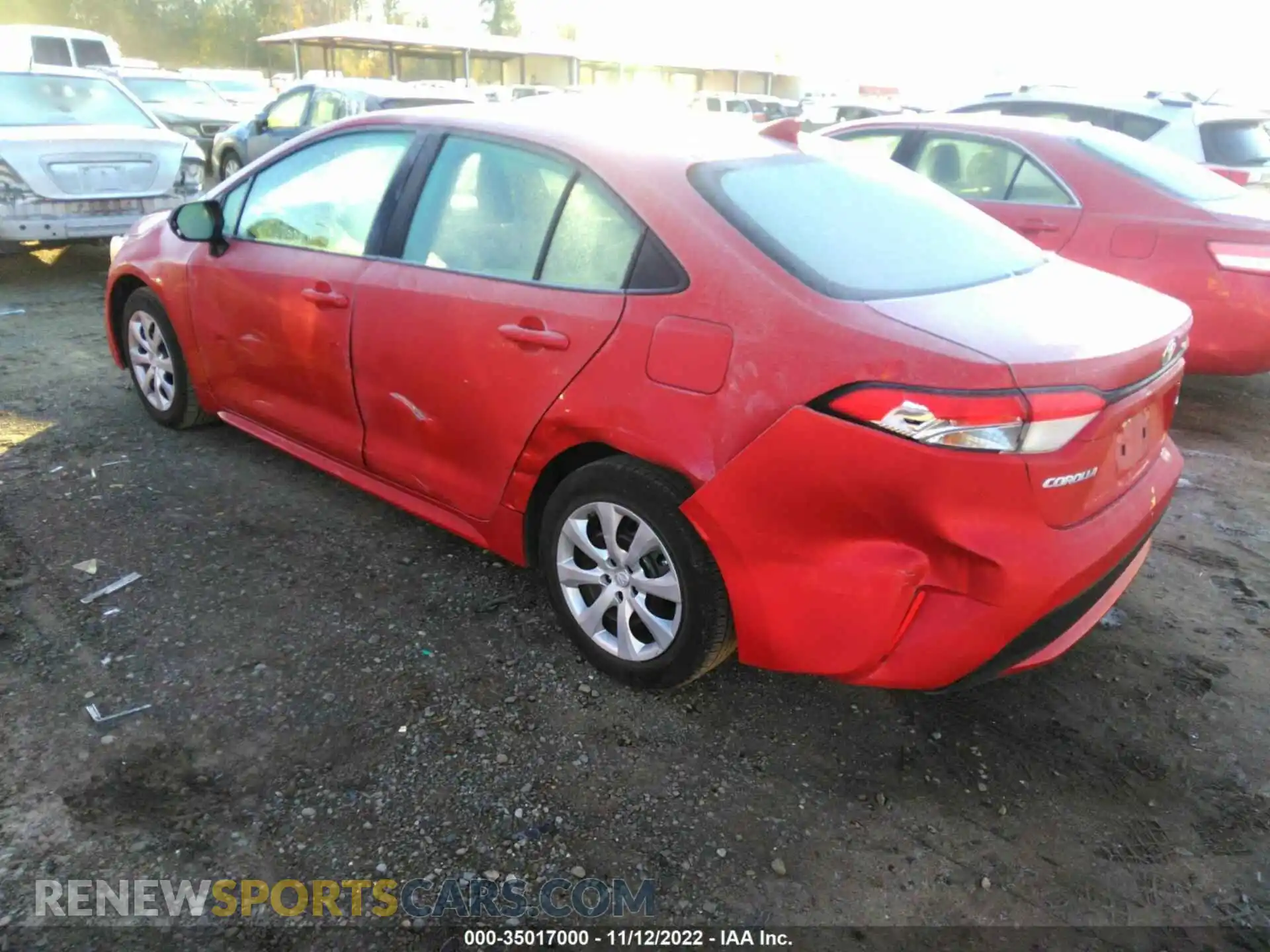 3 Photograph of a damaged car 5YFEPMAE7MP253671 TOYOTA COROLLA 2021