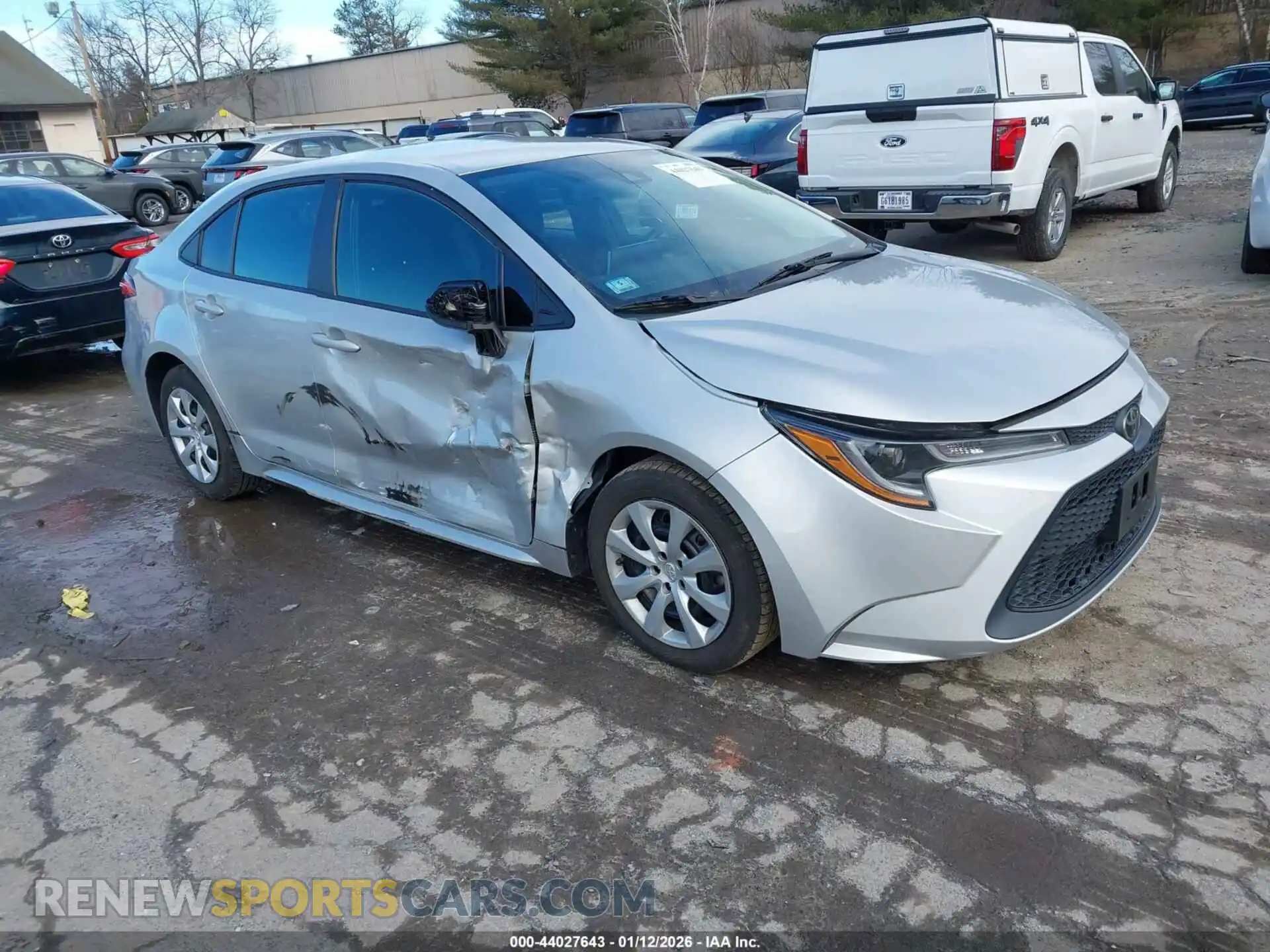 1 Photograph of a damaged car 5YFEPMAE7MP255047 TOYOTA COROLLA 2021