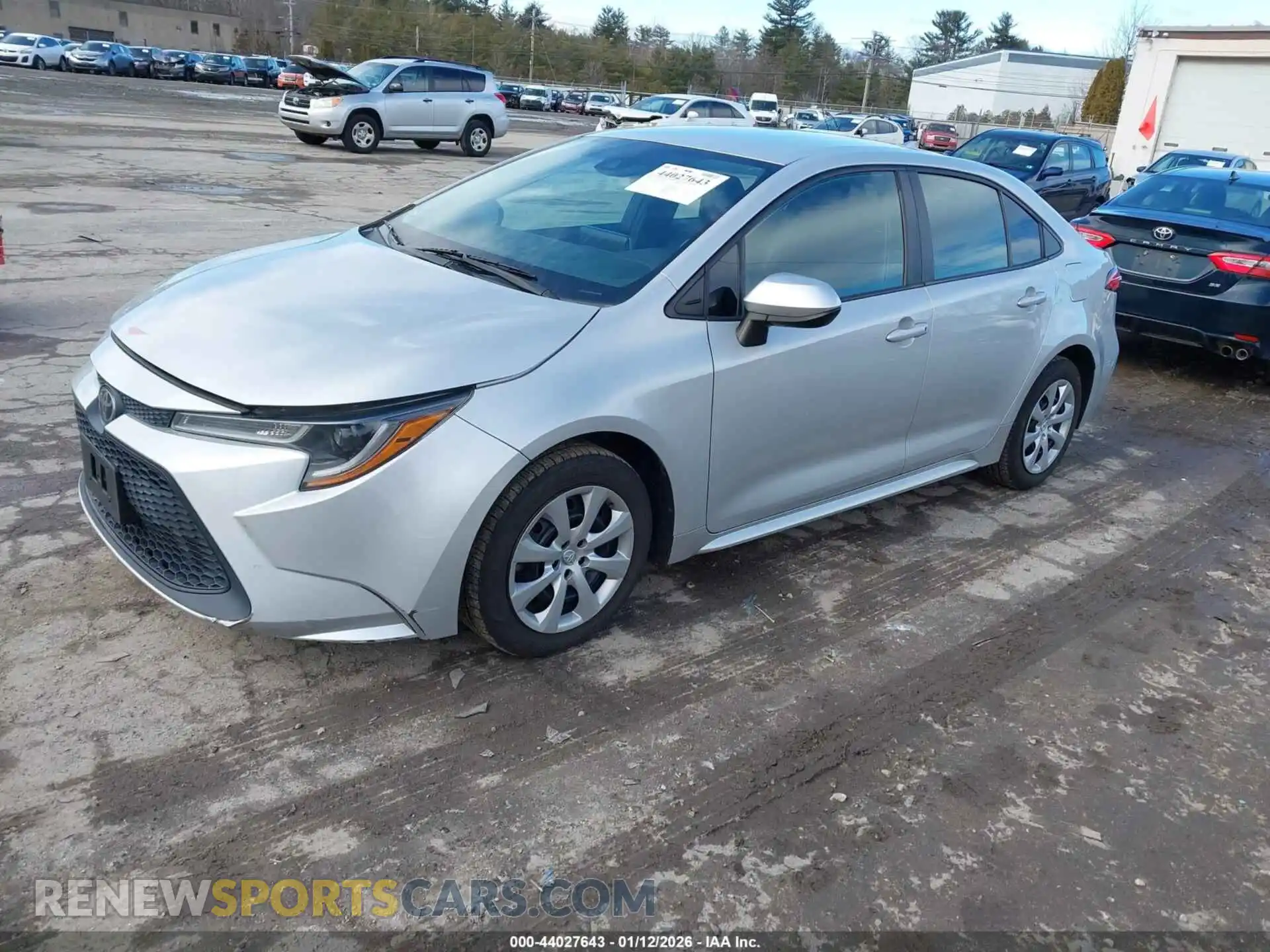 2 Photograph of a damaged car 5YFEPMAE7MP255047 TOYOTA COROLLA 2021