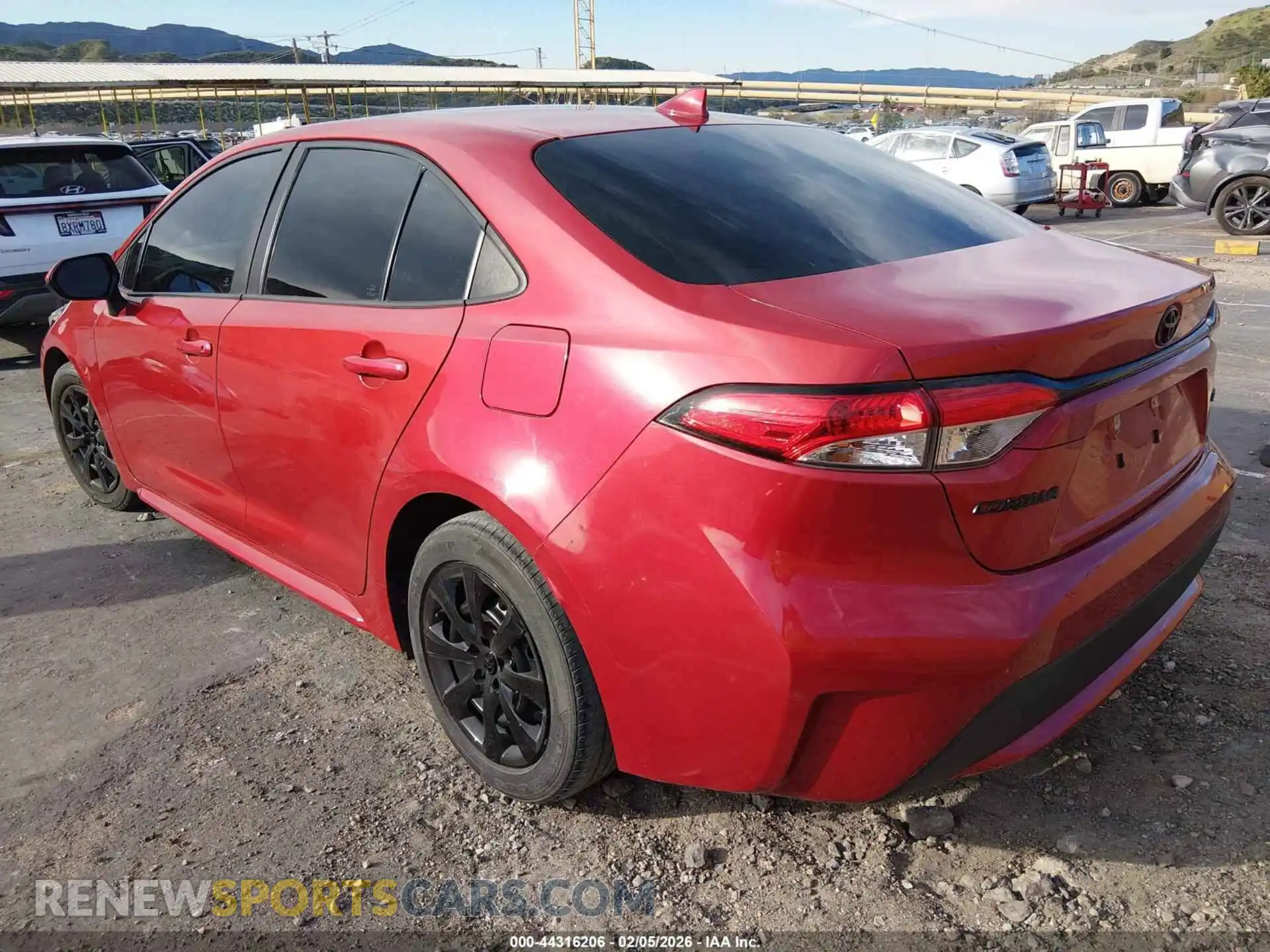 3 Photograph of a damaged car 5YFEPMAE7MP257011 TOYOTA COROLLA 2021