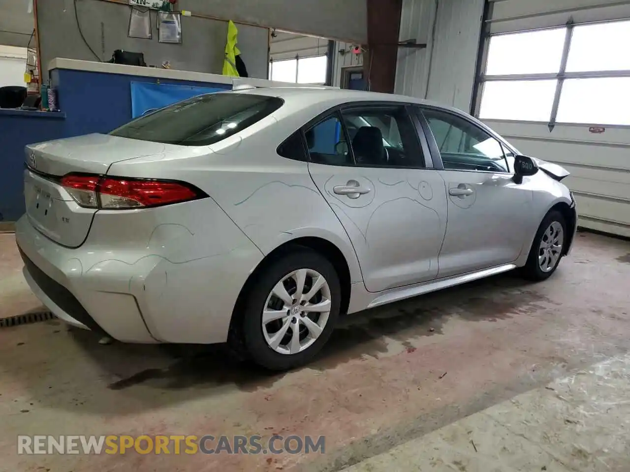 3 Photograph of a damaged car 5YFEPMAE7MP259695 TOYOTA COROLLA 2021