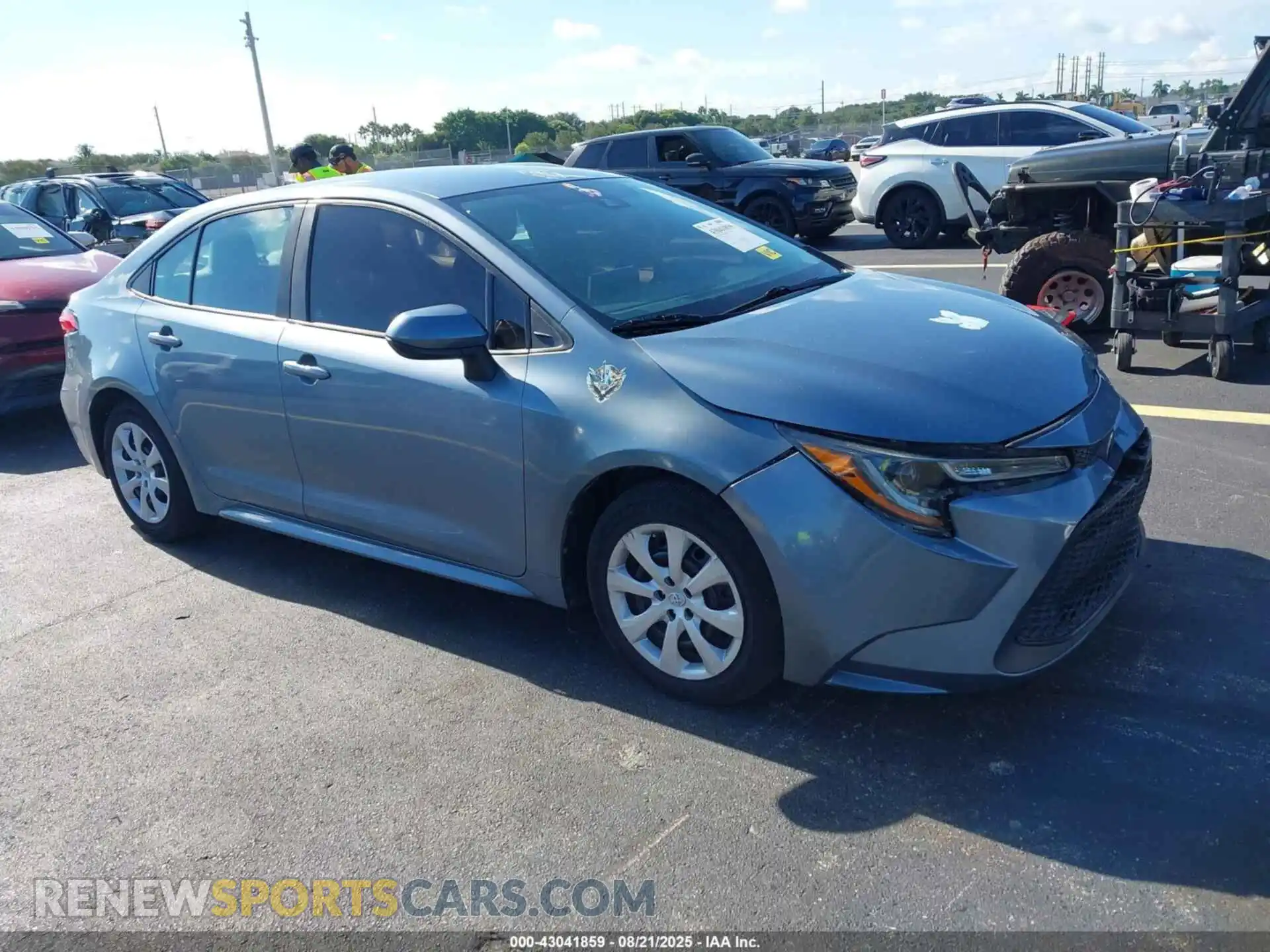 1 Photograph of a damaged car 5YFEPMAE7MP265108 TOYOTA COROLLA 2021