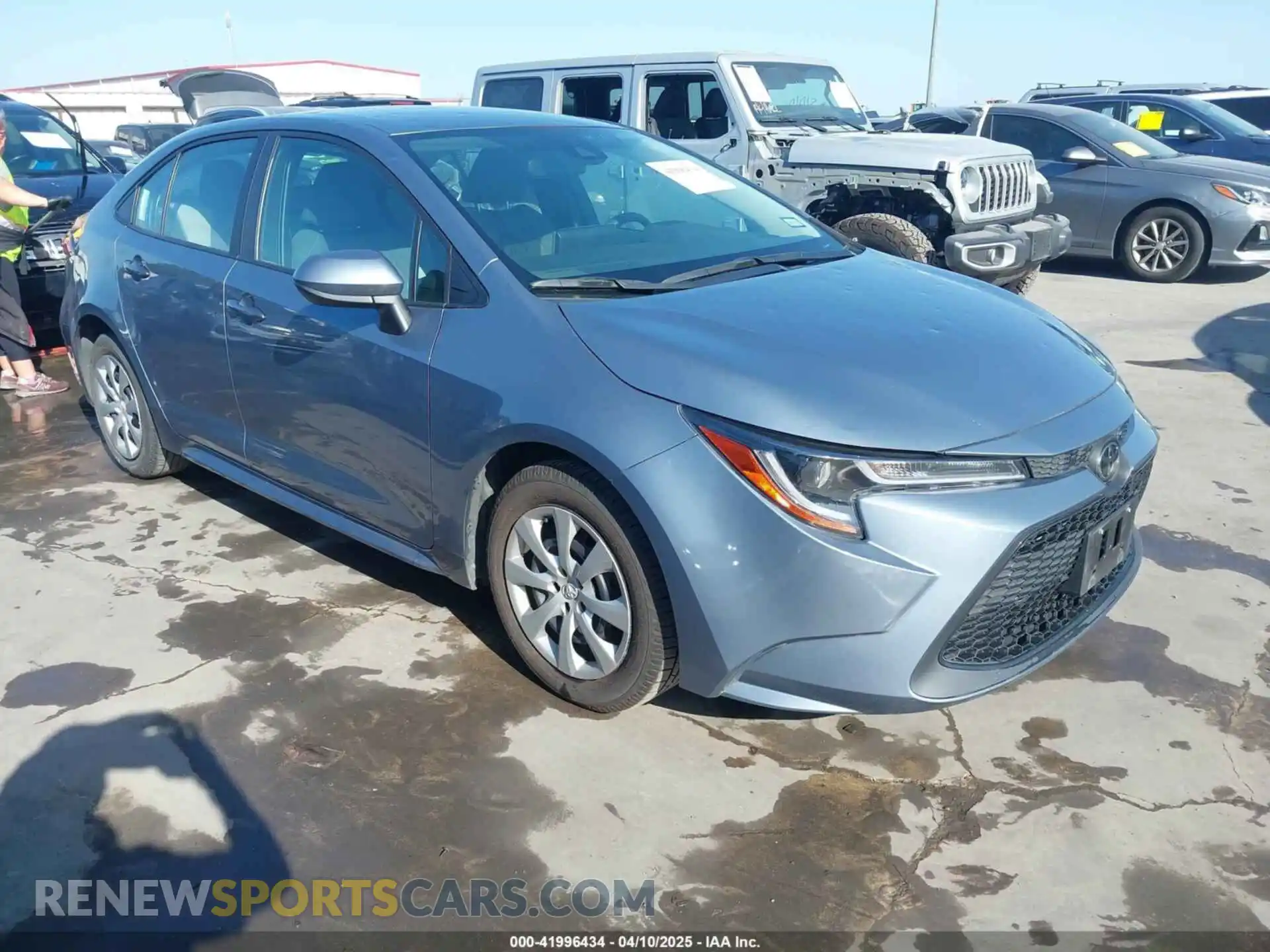 1 Photograph of a damaged car 5YFEPMAE7MP268414 TOYOTA COROLLA 2021