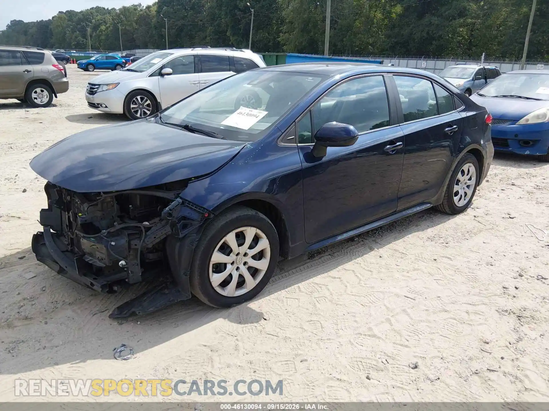 2 Photograph of a damaged car 5YFEPMAE7MP269014 TOYOTA COROLLA 2021