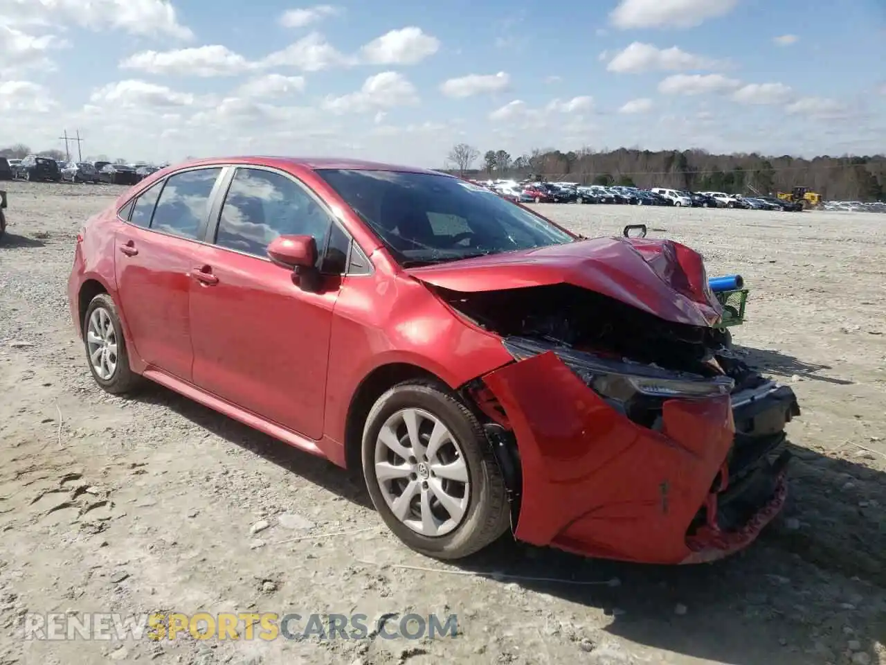 1 Photograph of a damaged car 5YFEPMAE7MP271104 TOYOTA COROLLA 2021