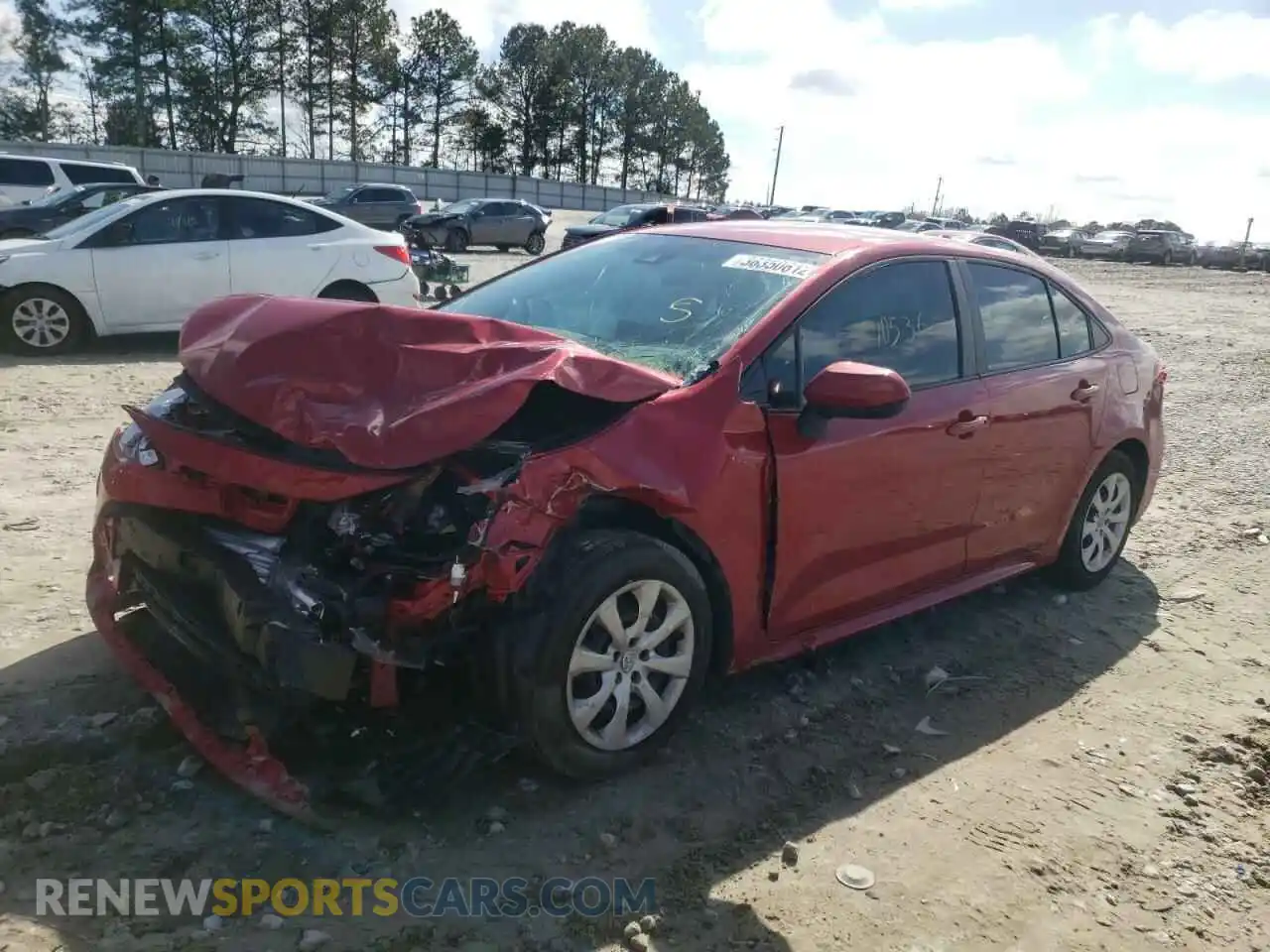 2 Photograph of a damaged car 5YFEPMAE7MP271104 TOYOTA COROLLA 2021