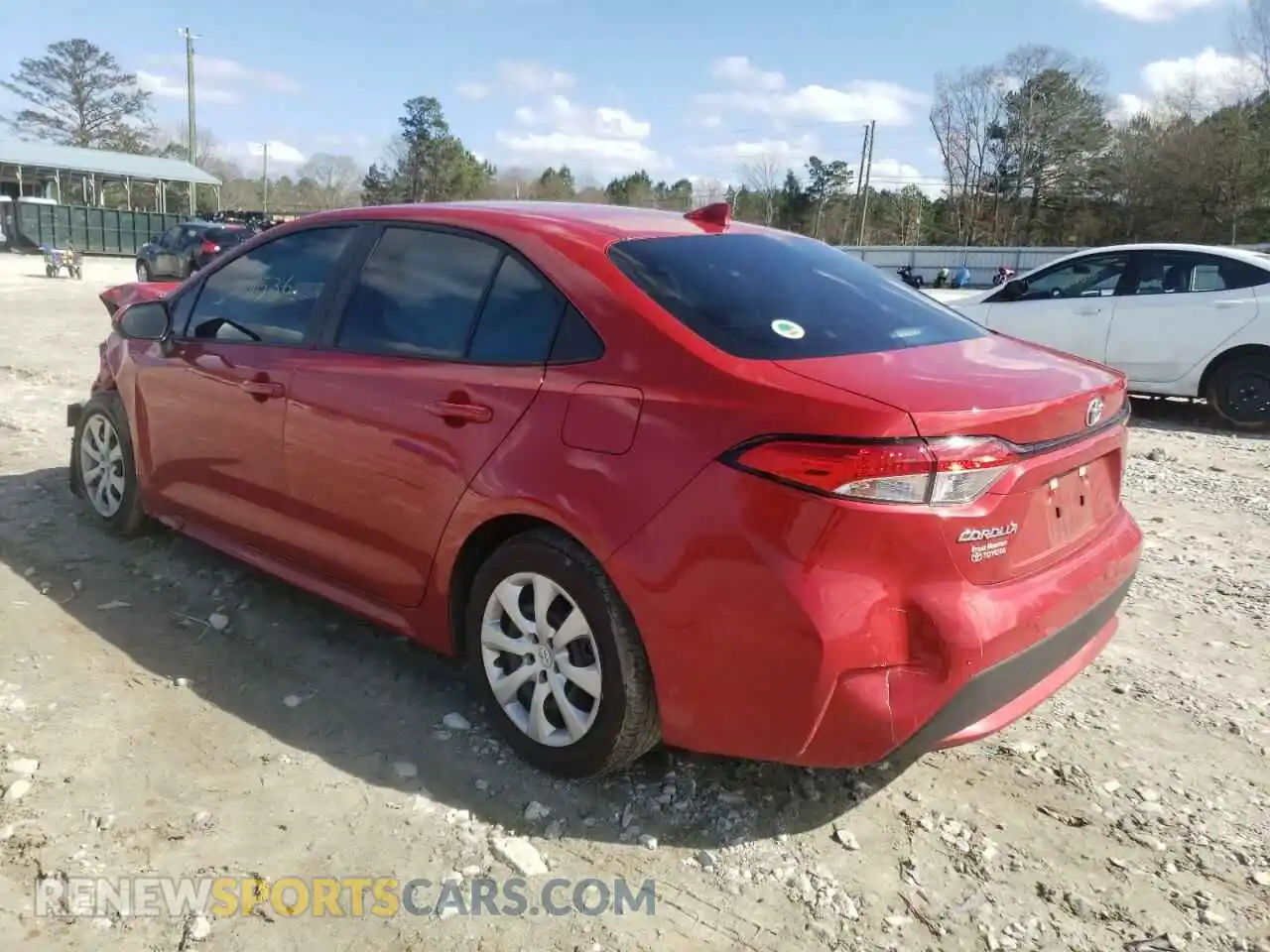 3 Photograph of a damaged car 5YFEPMAE7MP271104 TOYOTA COROLLA 2021