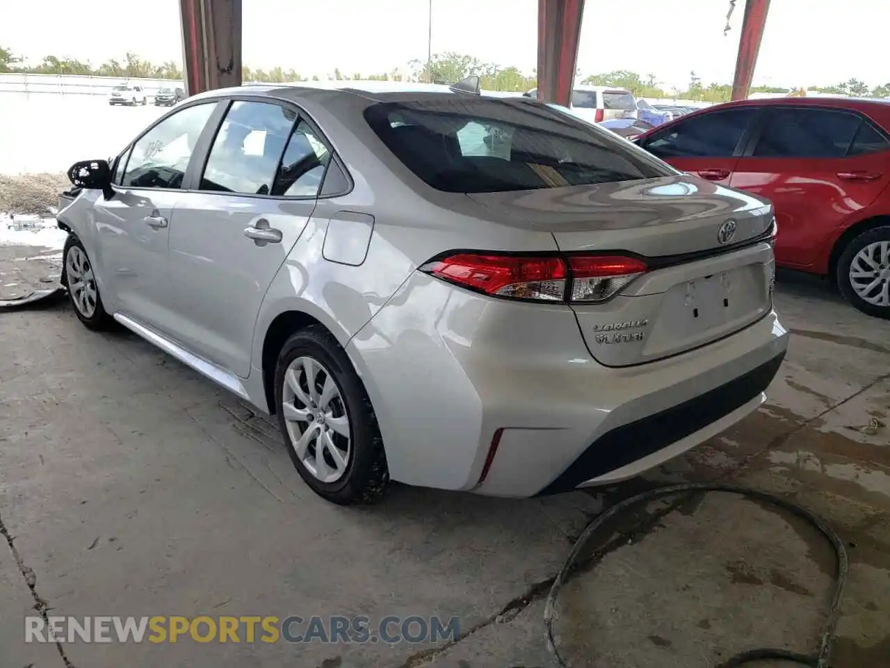 3 Photograph of a damaged car 5YFEPMAE7MP271197 TOYOTA COROLLA 2021