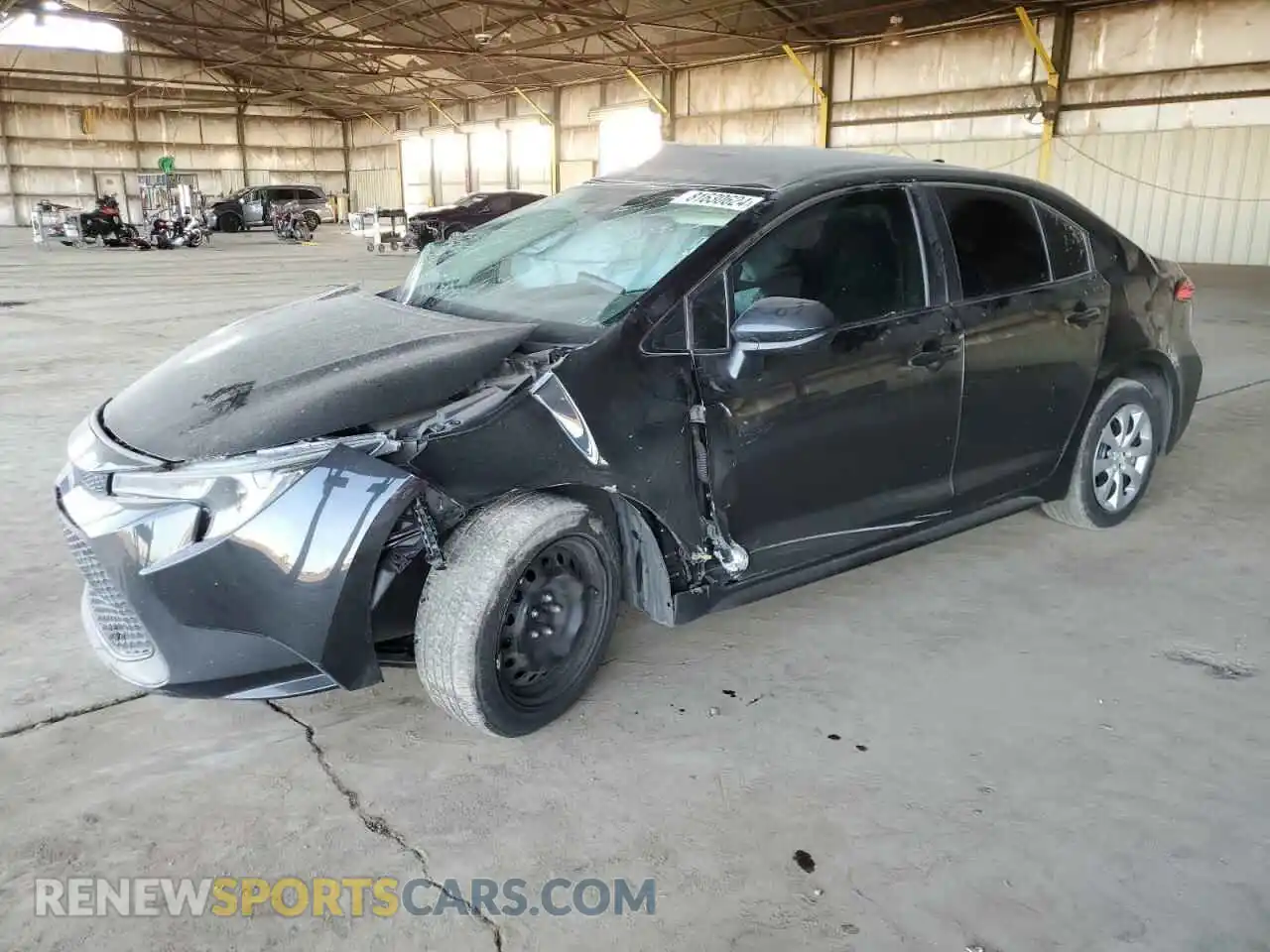 1 Photograph of a damaged car 5YFEPMAE8MP149299 TOYOTA COROLLA 2021