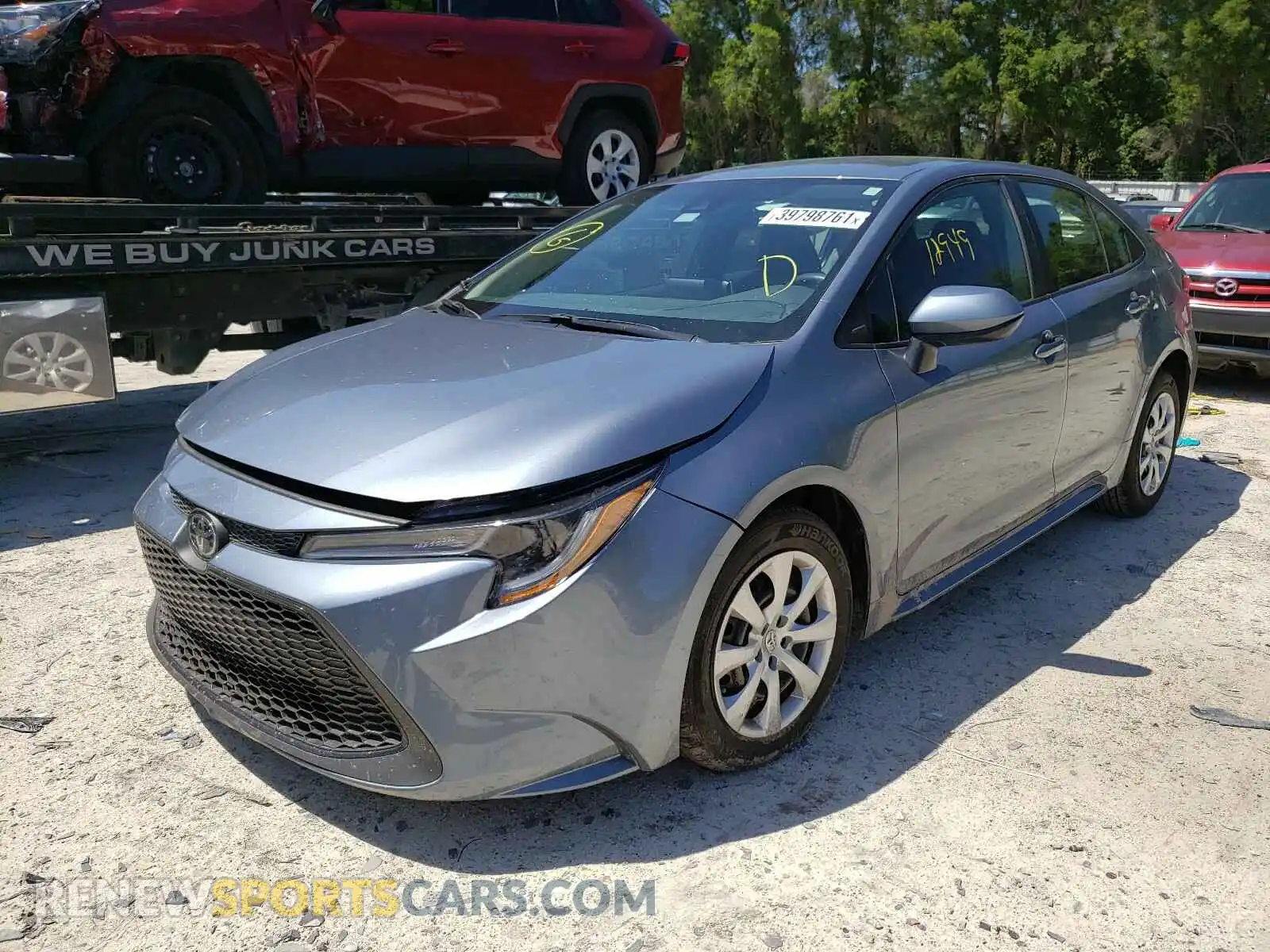 2 Photograph of a damaged car 5YFEPMAE8MP150288 TOYOTA COROLLA 2021