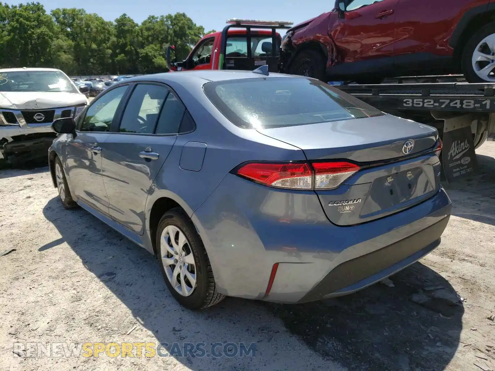 3 Photograph of a damaged car 5YFEPMAE8MP150288 TOYOTA COROLLA 2021