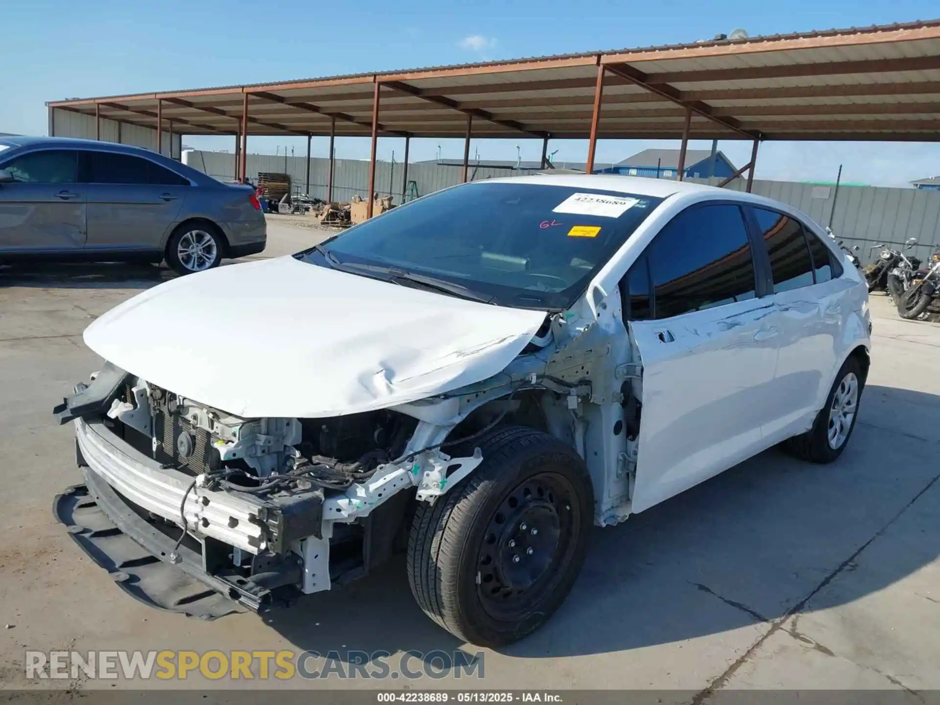 2 Photograph of a damaged car 5YFEPMAE8MP150338 TOYOTA COROLLA 2021