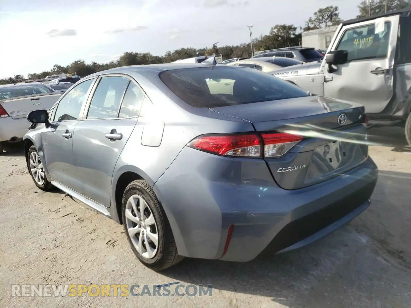 3 Photograph of a damaged car 5YFEPMAE8MP154941 TOYOTA COROLLA 2021