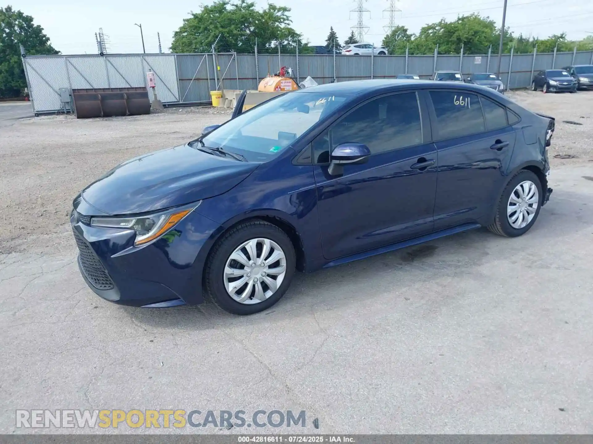 2 Photograph of a damaged car 5YFEPMAE8MP159220 TOYOTA COROLLA 2021