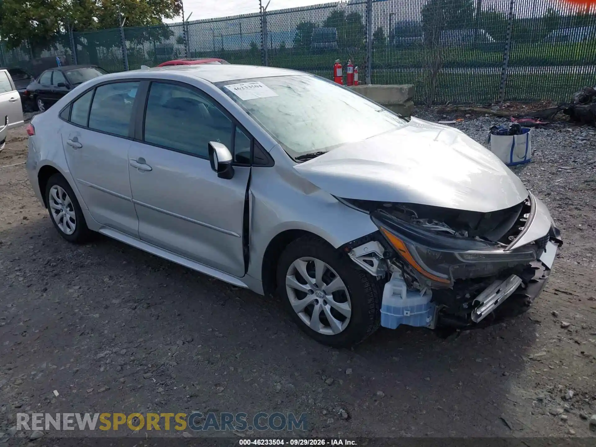 1 Photograph of a damaged car 5YFEPMAE8MP159928 TOYOTA COROLLA 2021