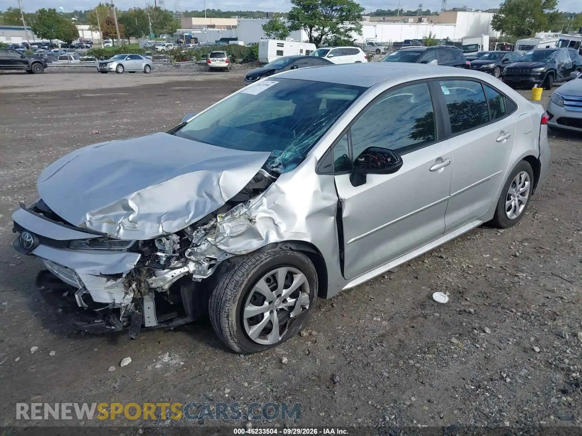 2 Photograph of a damaged car 5YFEPMAE8MP159928 TOYOTA COROLLA 2021