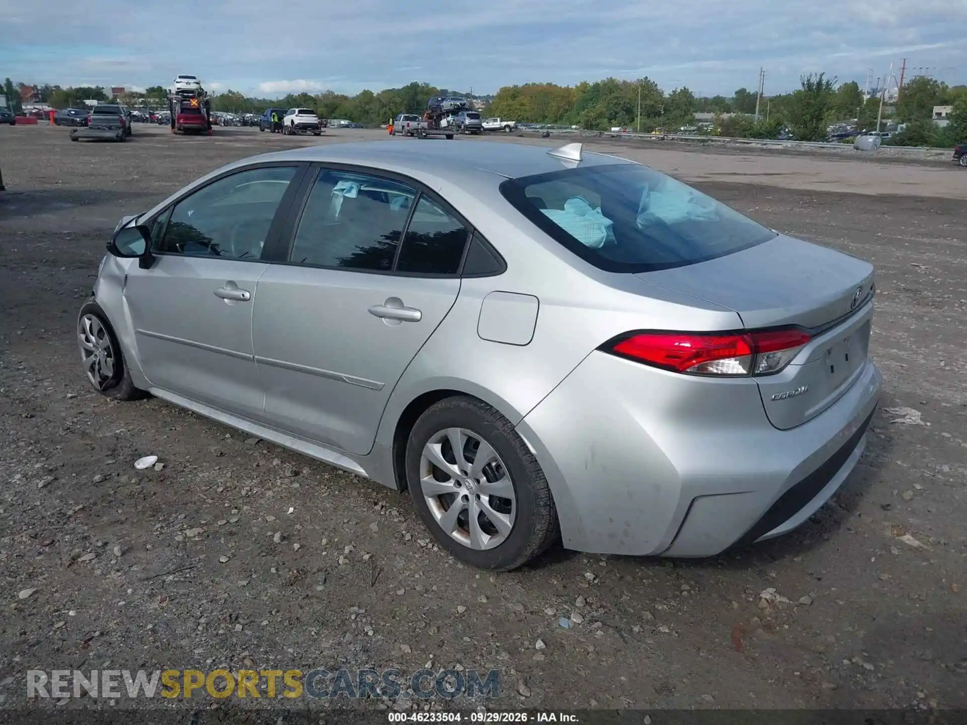 3 Photograph of a damaged car 5YFEPMAE8MP159928 TOYOTA COROLLA 2021