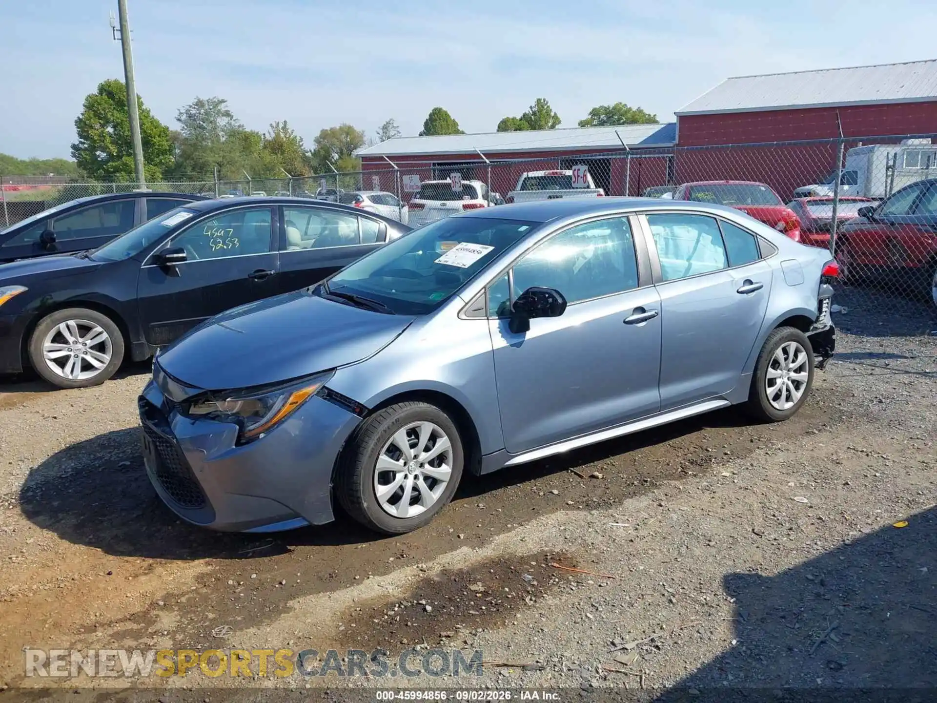 2 Photograph of a damaged car 5YFEPMAE8MP162800 TOYOTA COROLLA 2021