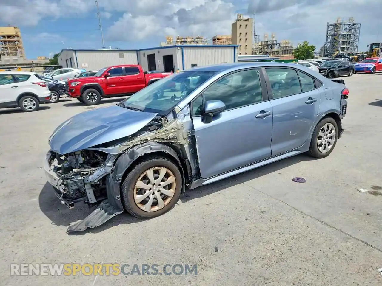 1 Photograph of a damaged car 5YFEPMAE8MP164580 TOYOTA COROLLA 2021