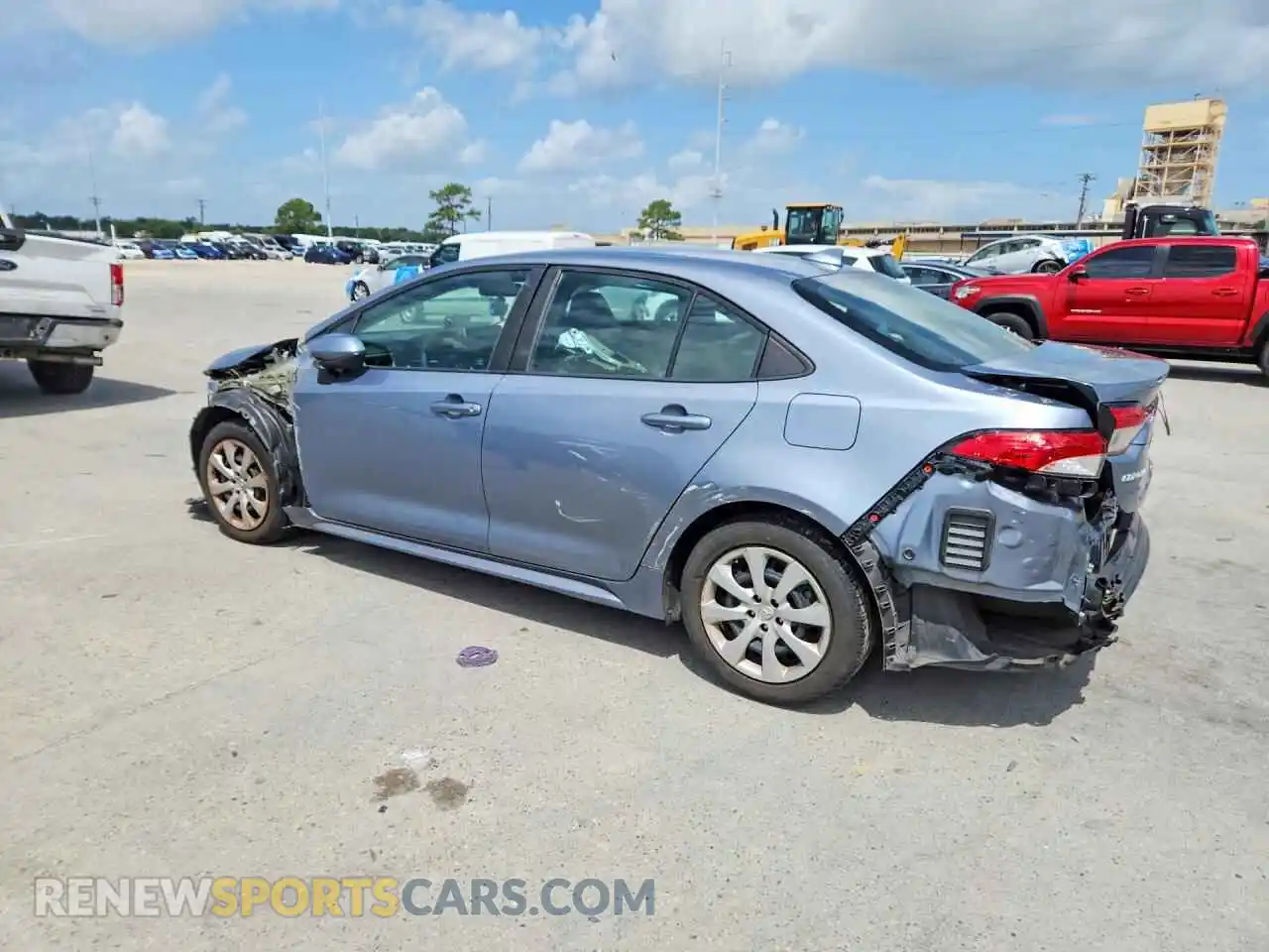 2 Photograph of a damaged car 5YFEPMAE8MP164580 TOYOTA COROLLA 2021