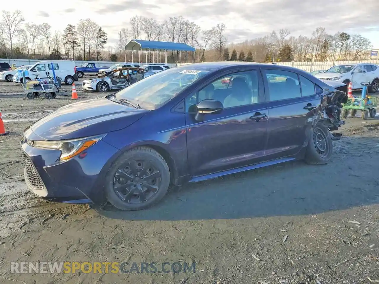 1 Photograph of a damaged car 5YFEPMAE8MP165180 TOYOTA COROLLA 2021