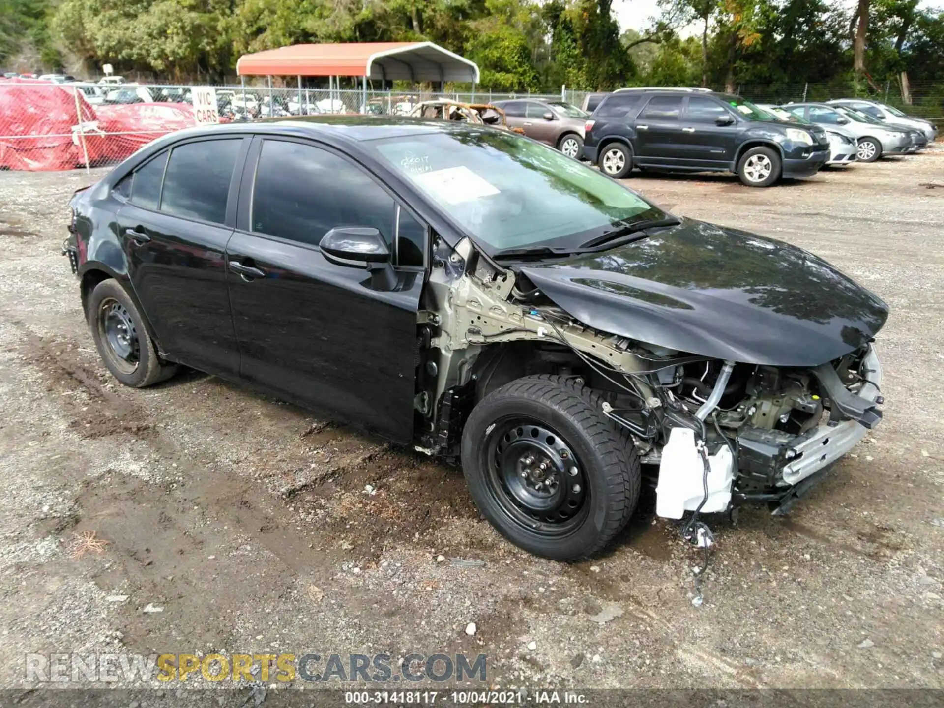 1 Photograph of a damaged car 5YFEPMAE8MP165597 TOYOTA COROLLA 2021