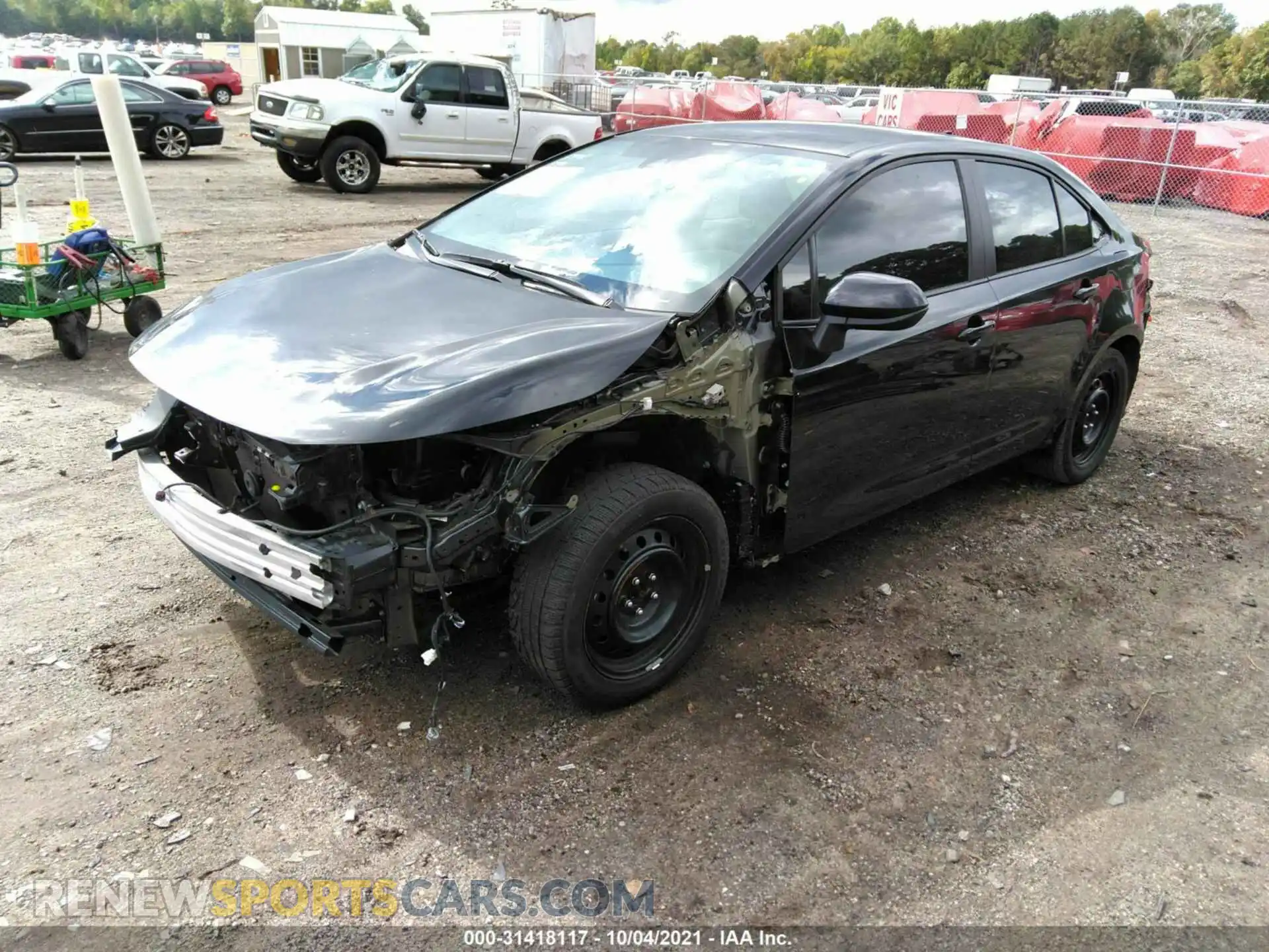 2 Photograph of a damaged car 5YFEPMAE8MP165597 TOYOTA COROLLA 2021