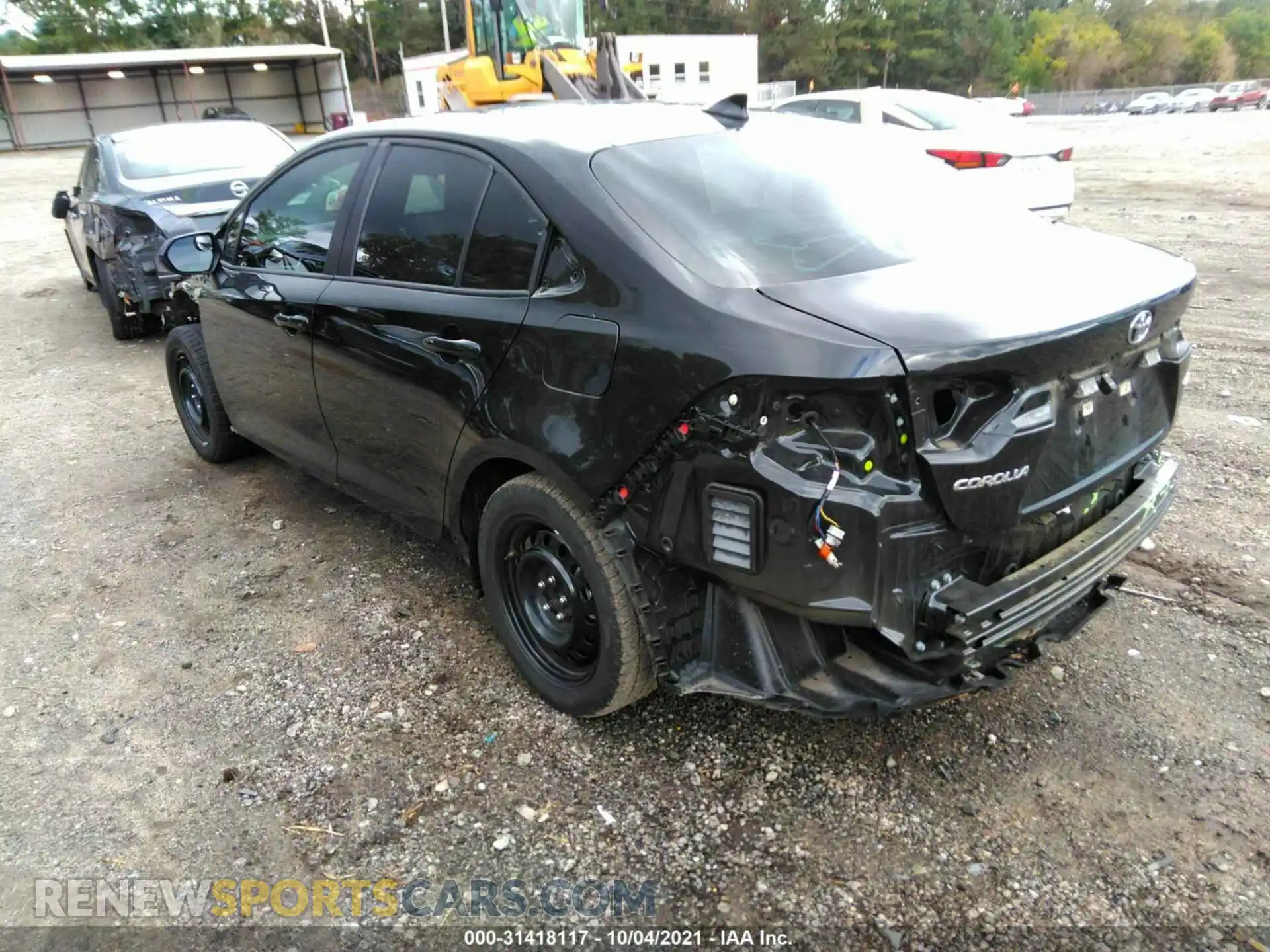 3 Photograph of a damaged car 5YFEPMAE8MP165597 TOYOTA COROLLA 2021