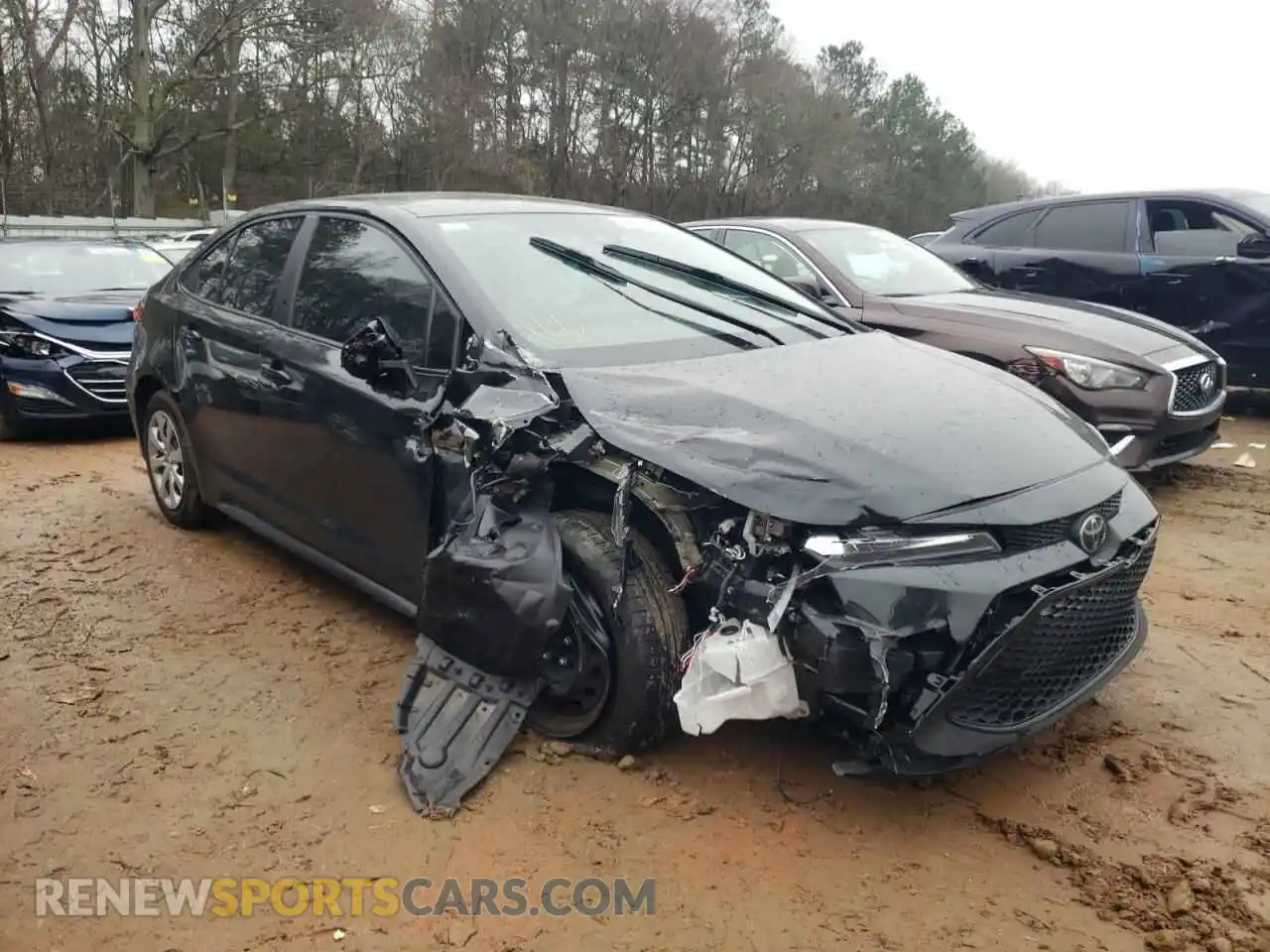 1 Photograph of a damaged car 5YFEPMAE8MP166006 TOYOTA COROLLA 2021
