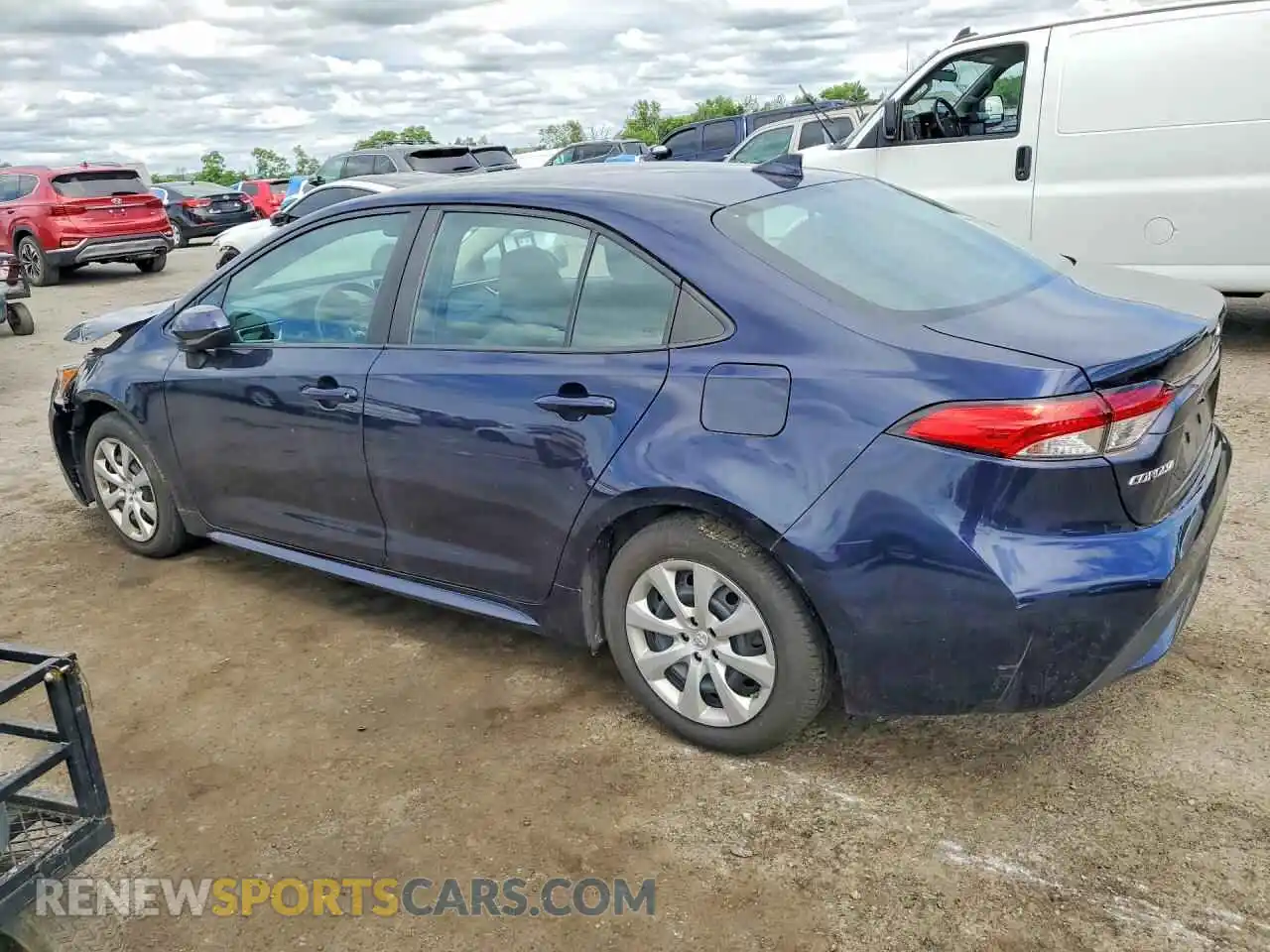 2 Фотография поврежденного автомобиля 5YFEPMAE8MP166619 TOYOTA COROLLA 2021